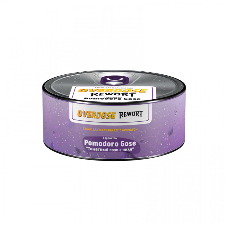 Табак Overdose - Pomodoro Gose (Томатный гозе с чили) 25 гр